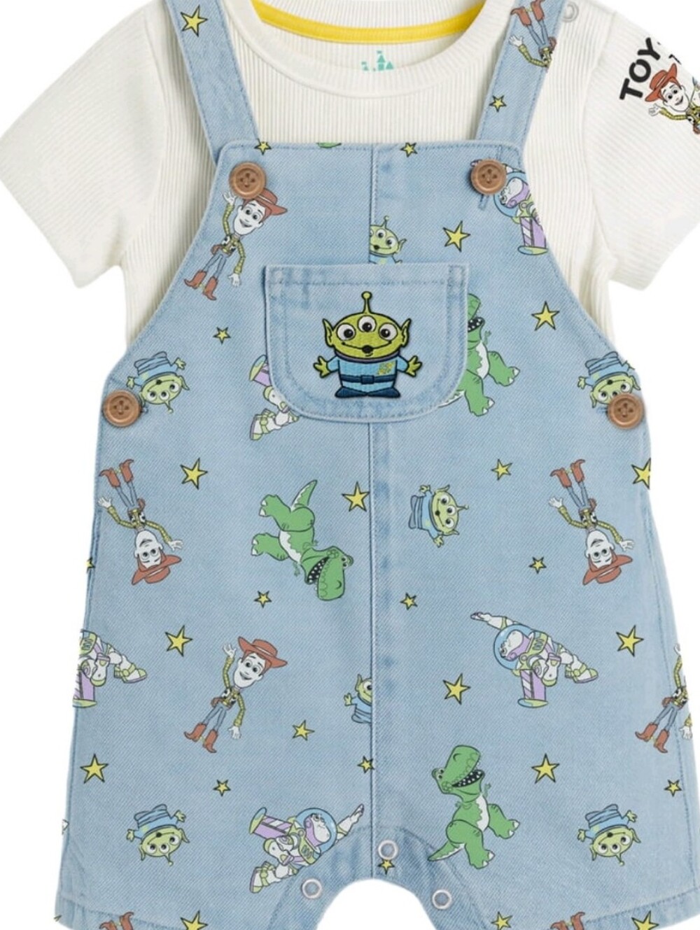 Disney Toy Story Baby Boy Shortall Set,